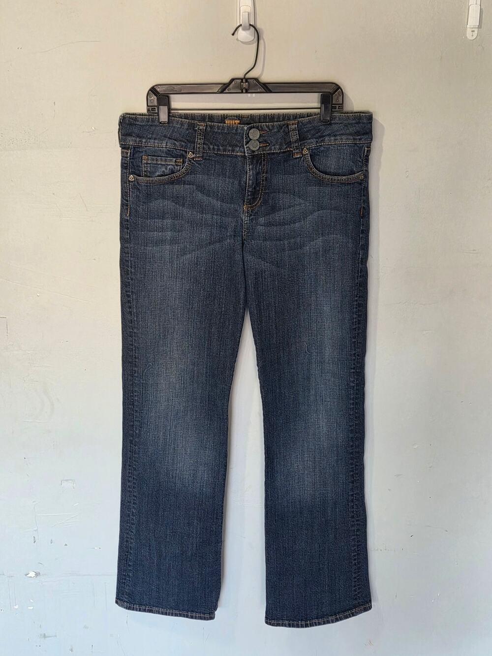 Kut from the Kloth Vintage Bootcut Jeans Size 14 Mid Rise Dark Wash KP360C6MEQ